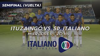 Ituzaingó vs Sp Italiano en VIVO  Semifinal vuelta  Primera C [upl. by Teteak507]