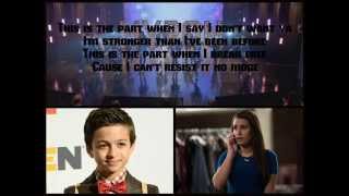 break free glee lyrics [upl. by Aniat]