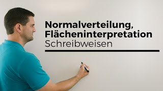 Normalverteilung Flächeninterpretation Schreibweisen Teil 2 Mathe by Daniel Jung [upl. by Grimes]