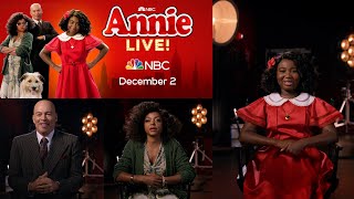 Annie Live Interviews with Celina Smith Taraji P Henson amp Harry Connick Jr [upl. by Arahsal175]