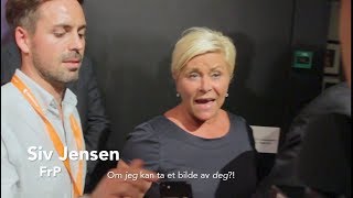 Valg 2017 Avvist av Siv Jensen [upl. by Prussian431]