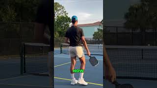 Tips to hit a topspin serve pickleballcoach pickleball [upl. by Cirle]