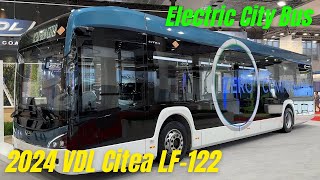 2024 VDL Citea LF122 Electric City Bus Review  Versatile amp Spacious  TruckTube [upl. by Mohsen969]