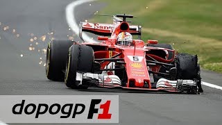 F1 GP Silverstone 2017 Hamilton vince 1 da Vettel Ferrari disastro gomme  DopoGP F1 [upl. by Treblah]