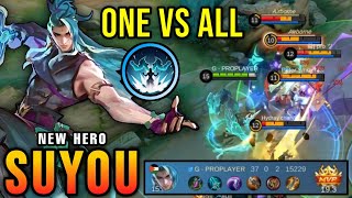 37 Kills No Death Suyou New Hero Mobile Legends New Broken Assassin  New Hero Tryout  MLBB [upl. by Errised798]