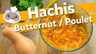 Hachis parmentier au poulet et courge butternut [upl. by Elleuqram]