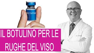 Botulino o Botox la tossina botulinica A per le rugheprima e dopo [upl. by Aubreir511]