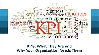 KPIs What They Are and Why Your Organization Needs Them [upl. by Werra]