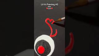 Lil Kit Painting 5 artist originalcharacter arttok ocart ocartist painting traditionalart [upl. by Blithe]