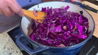 Easy Braised Red Cabbage [upl. by Acissev]