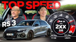 ซิ่ง Audi RS3 ถนนย่น 5 สูบ 400 ม้า บนถนนหลวง   Top Speed Ep3 [upl. by Kenney390]