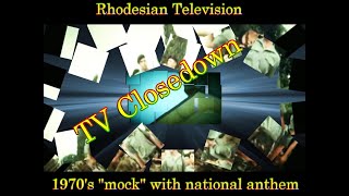 Rhodesian Television Closedown amp National Anthem  quot1970s imagined closedownquot [upl. by Aivatnuahs653]