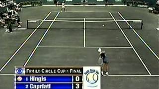 2001 Charleston Final Jennifer Capriati vs Martina Hingis Part 1 [upl. by Kinnon]