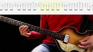 Bass TAB  Twist And Shout  The Beatles [upl. by Ballinger]