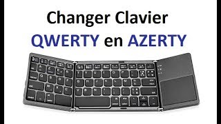 Comment changer clavier QWERTY en AZERTY sur Windows 10 [upl. by Sidnala]