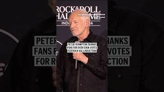 Peter Frampton thanks fans for over 500K votes for Rock Hall induction [upl. by Shaylah655]