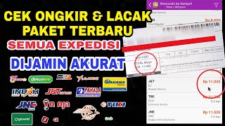 PASTI AKURAT ❗ Cara Terbaru Cek Ongkir dan Lacak Paket Semua Expedisi [upl. by Ikkaj]