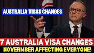 Australia Visa Changes 7 Updates in November 2024  Australia Visa Update [upl. by Gudrun631]