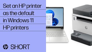 How to set an HP printer as the default printer in Windows 11  HP Support [upl. by Asilehs]