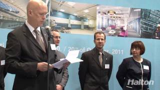 Halton Factory Opening in Dunaharasztiwmv [upl. by Laven]