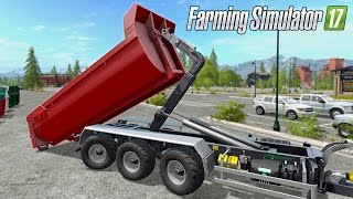 Farming Simulator 17  ITRunner Hooklift amp JCB Fastrac 8000 With Commentary [upl. by Wanyen377]