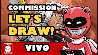 LET´S DRAW COMMISSIONS En vivo PARTE 2 [upl. by Anhej343]