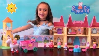 Peppa Pig Compilation Princess Peppa Pig Once Upon a Time Toys with Princess Peppa and Royal Family [upl. by Alethea]