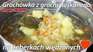 Tradycyjna polska zupa GROCHÓWKA  czy żołnierska [upl. by Martie739]