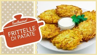 FRITTELLE DI PATATE  ROSTI  Potato Pancakes sub eng [upl. by Lyrrad]