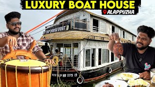 Luxury House Boat Tour 🔥  Alappuzha Karimeen  Foodie Prabu [upl. by Goat825]