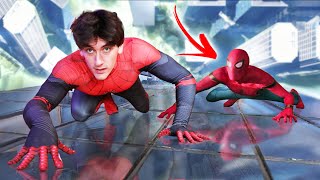 MrBeast Made Me Race SpiderMan Up a Skyscraper [upl. by Enyrehtak]