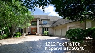 1212 Fox Trail Ct Naperville IL 60540 [upl. by Ribak]