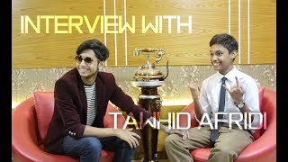 Interview with Tawhid Afridi [upl. by Lanford]