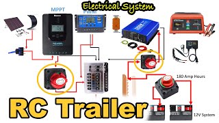 RC Trailer  Electrical System  Cargo Trailer Conversion [upl. by Ringe934]