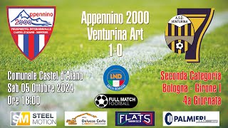 Calcio  Seconda Cat Camp  4a Giornata  Appennino 10 Venturina Art  Sab 05102024  FULLTIME [upl. by Suivatnad]