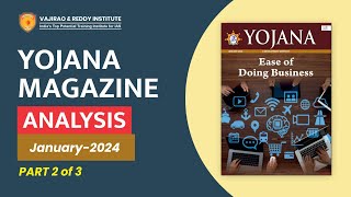 Yojana Magazine January 2024 Part2 Complete Analysis for UPSCState PSC Exams  Vajirao amp Reddy [upl. by Scully]