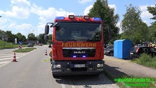 PKWBRAND  BMW brennt auf EDEKA Parkplatz  Löscheinsatz für die Feuerwehr E [upl. by Eanwahs]