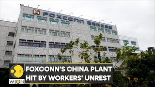 Protests erupt at Foxconn’s largest iPhone factory in China  International News  English News [upl. by Lacsap640]