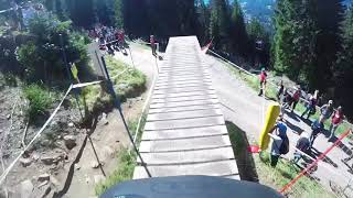 Downhill Worldchampionships 2018 in Lenzerheide  Armin Hartmann Prerunner [upl. by Skrap658]