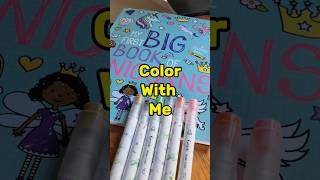 Color With Me 🦄 Coloring Book Is From Walmart Markers Are From Amazon coloring art asmr [upl. by Everson]