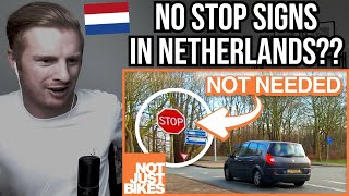 Reaction To Life Without Stop Signs in Netherlands [upl. by Nnaylrebmik]