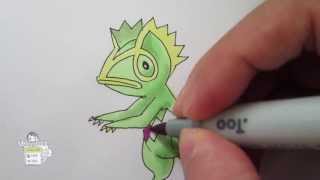 How to draw Pokemon No 352 Kecleon [upl. by Sivra]