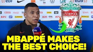 MBAPPÉ SURPRISES WITH LAST MINUTE DECISION BOMBASTIC NEWS LATEST NEWS ABOUT LIVERPOOL TRANSFER [upl. by Terencio]