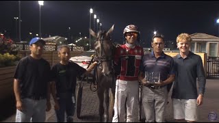 Upallnight Hanover amp Dexter Dunn won Tompkins Geers 3YO Fillies 3rd div in 1531 at Meadowlands [upl. by Gustin58]