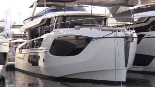 2024 Absolute Navetta 64 Review  Great Luxury Yacht  BoatTube [upl. by Auqined]