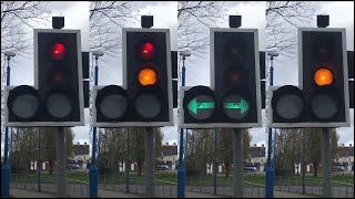 West Bromwich W Bromwich Ringway JO St Michael Street Siemens Mellor Traffic Lights [upl. by Arekat]