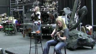 Nightwish training Romanticide for the world tour by VEEN waters [upl. by Brufsky]