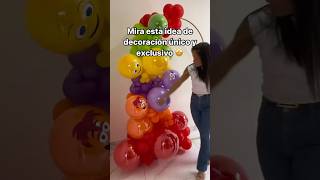 Decoración con GLOBOS INTENSAMENTE  DIY [upl. by Enad204]