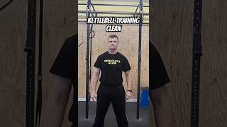 Kettlebell Training Clean Technique kettlebellworkout shorts [upl. by Jerroll694]