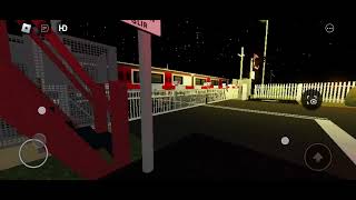 Pendine Station Level Crossing  Carmarthenshire Roblox 290624 [upl. by Reppart]